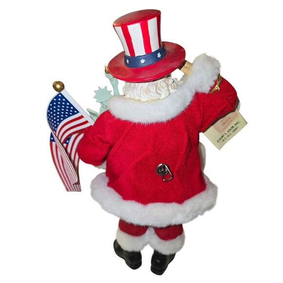 Kurt Adler 12" Fourth of July Santa plays "America the Beautiful" No Box EUC - Picture 2 of 8